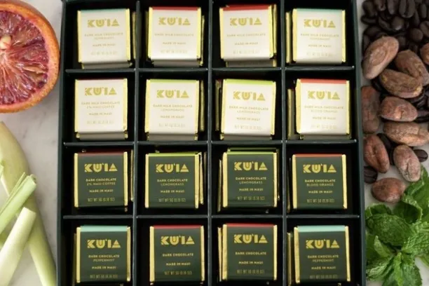 assorted chocolates in a box