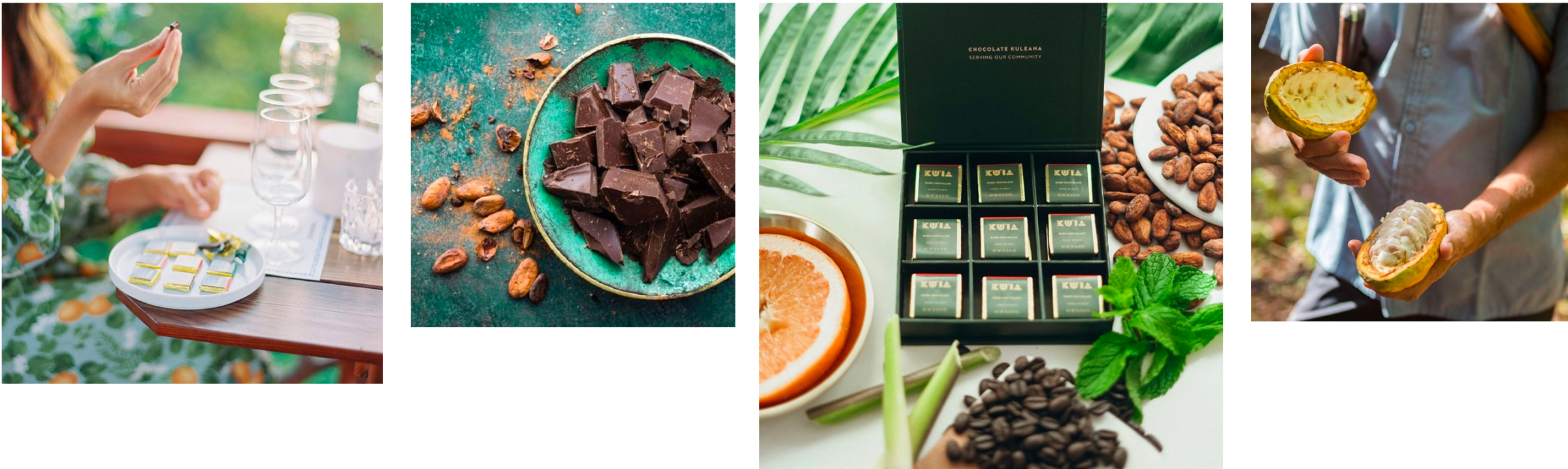 a bunch of different types of food