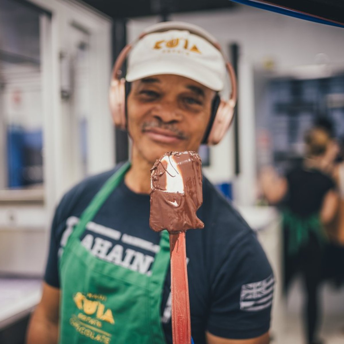 a person standing in front of a building
